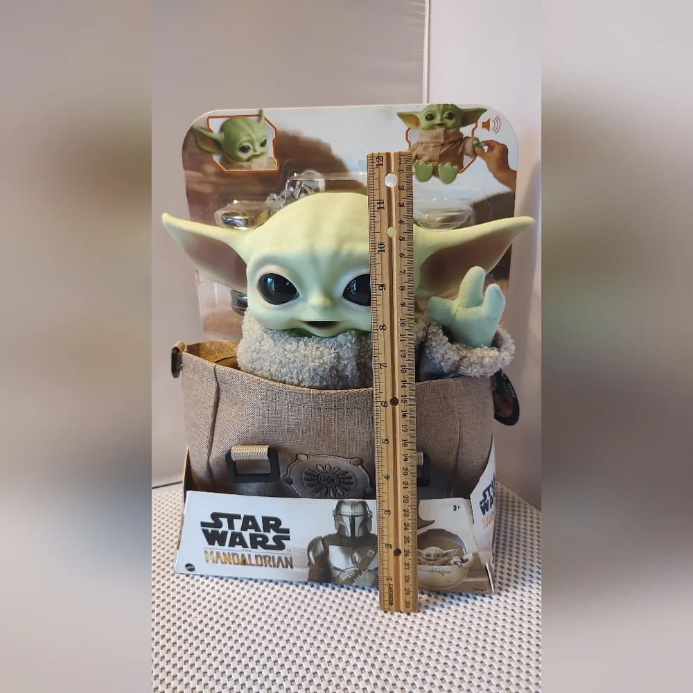Star Wars The Mandalorian Grogu Plush Set, Character Doll with Soft Body, Sounds